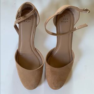 A new day ankle strap wedges
